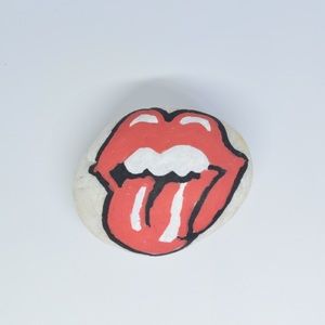 Rolling Stones Painted rock